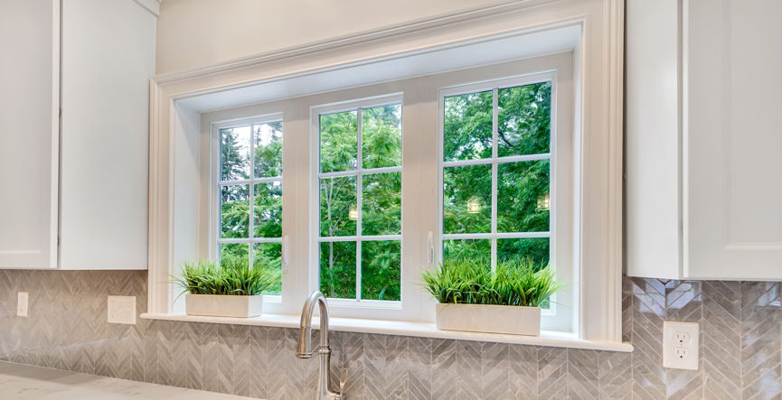 Casement Windows in a Kitchen